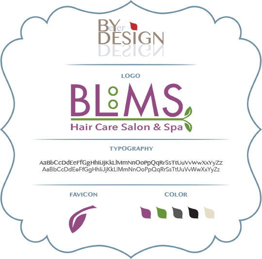 BLooMS Haircare Branding