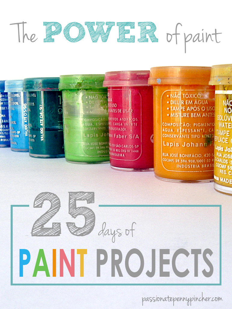 25 days of paint projects graphic 25 days of paint projects graphic