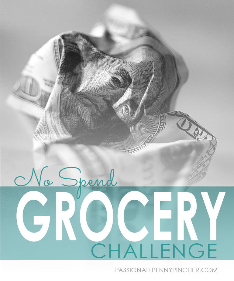 No Spend Grocery Challenge graphic No Spend Grocery Challenge graphic