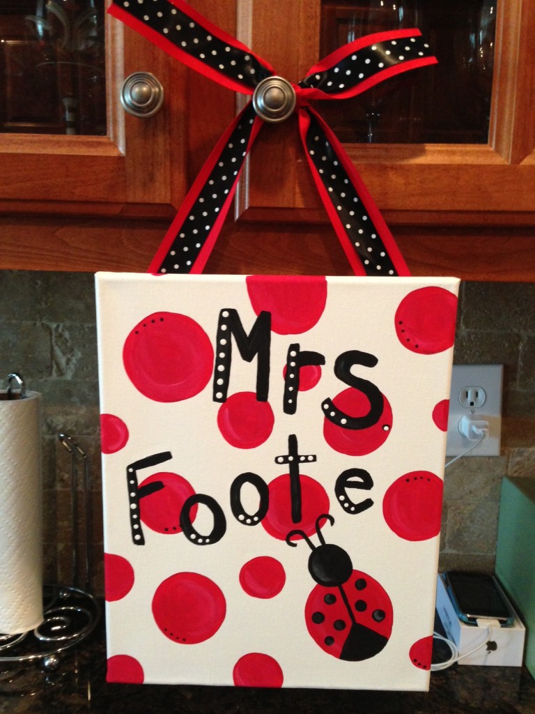 Image of Teacher gift Canvas