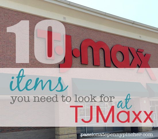 10 Items you need to look for at TJMaxx