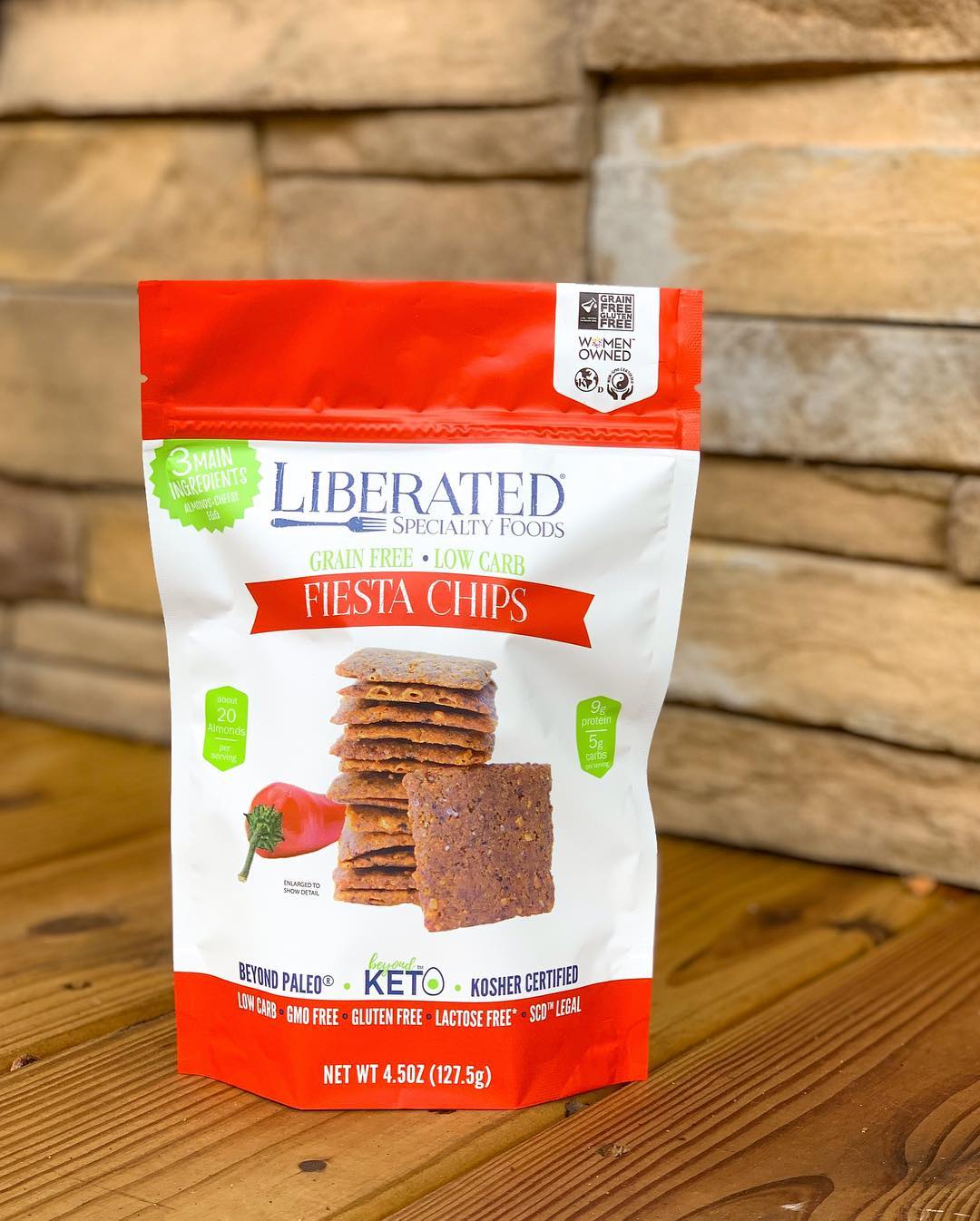 Liberated® Fiesta Chips Package Design