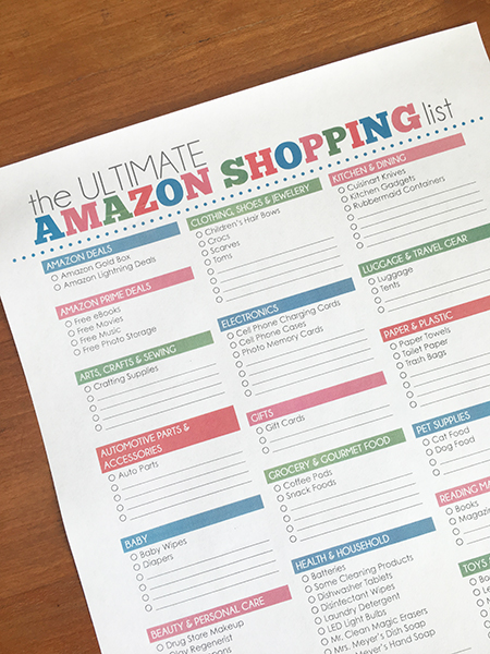 The Ultimate Amazon Shopping List Lead Magnet