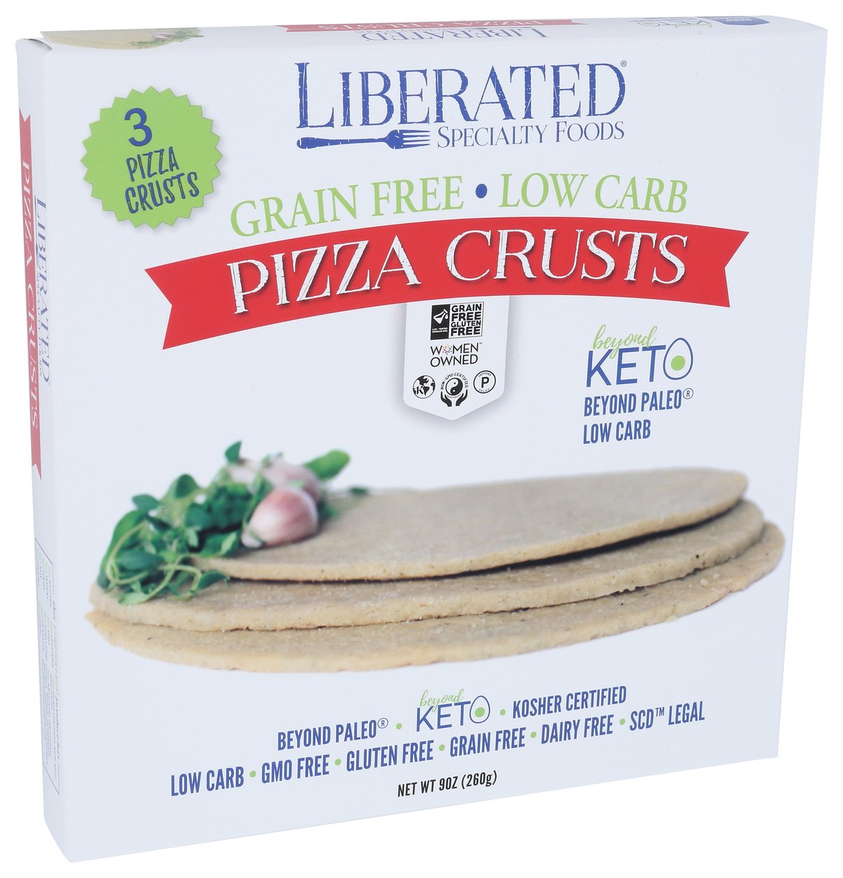 Liberated® Pizza Box Package Design