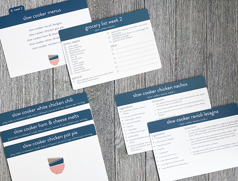 Recipe Card Design